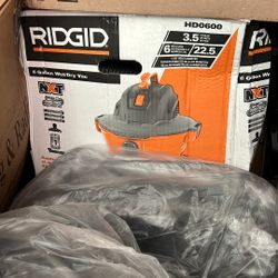 Ridgid Tools 3.5 Hp 6 Gallon Shop Vac