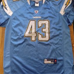 CHARGERS JERSEY SIZE LARGE YOUTH STITCHED 