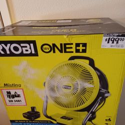 Ryobi Misting Fan