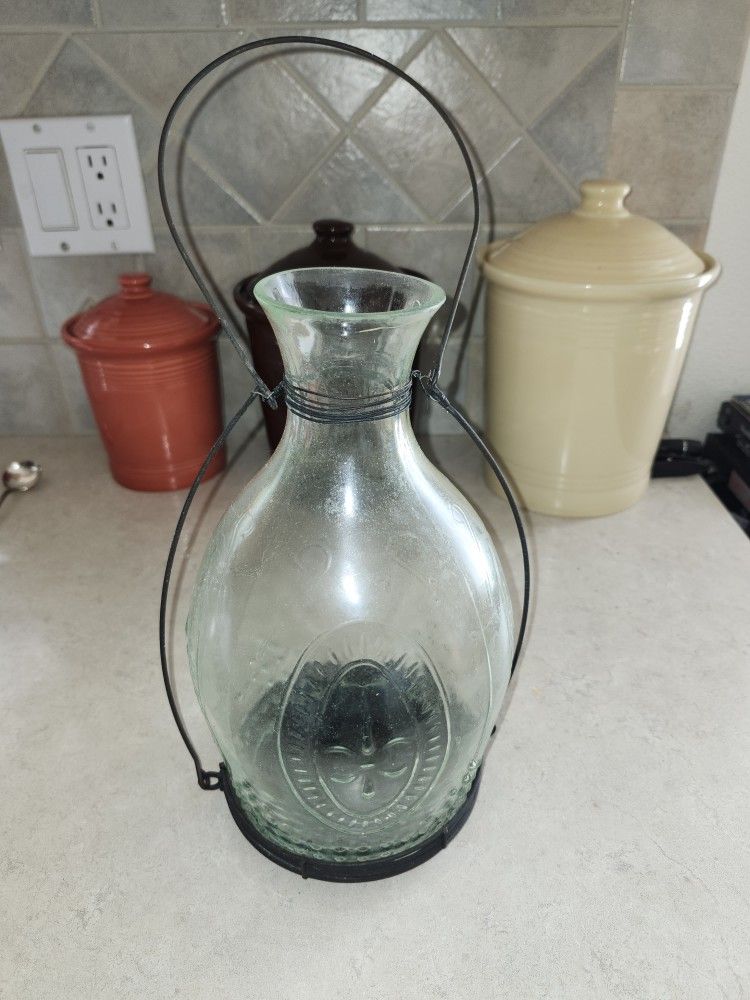 Hanging and/or Standing Decorative Glass Candle Holder