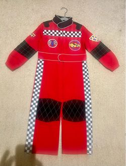 Kids Race Car Driver Costume Jumpsuit