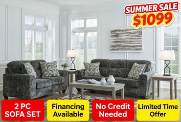 2 PC SOFA AND LOVESEAT
