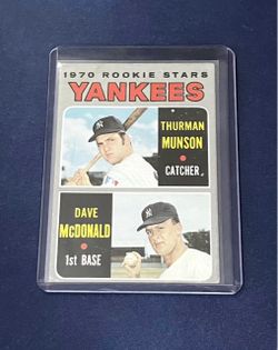 1970 Topps Thurman Munson Rookie Baseball Card