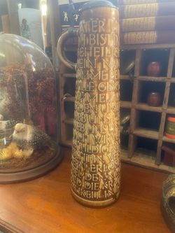 Vintage tall German stein the Lord's prayer mug