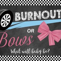Burn Outs Or Bows Backdrop