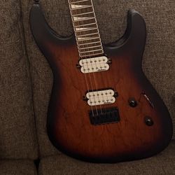 Jackson X Series Soloist SLX HT Spalted Maple Electric Guitar Tobacco Burst 