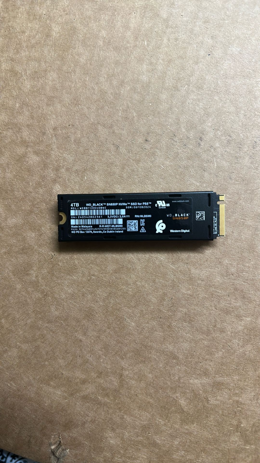 WD Black M.2ssd