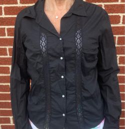 2000's Gap Black Button Up