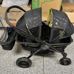 Evenflo Pivot Xplore All-Terrain Stroller Wagon (Wayfarer Black), Unisex, 6 Months - 5 Years