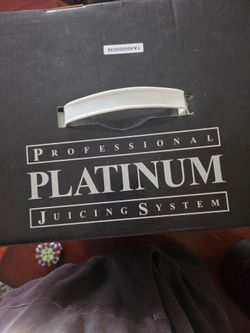 Professional platinum juicing system