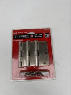 Everbilt 3-1/2" Door Hinges (3-Pack Set)