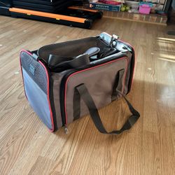 Pet soft-sided expandable carrier 