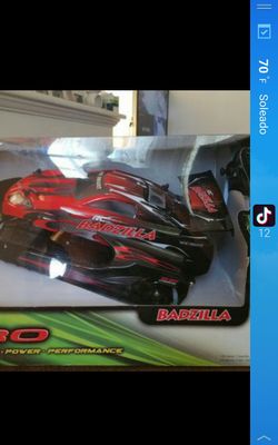 Carro nuevo con control
