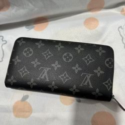 Monogram Eclipse Leather Long Walle 