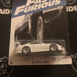 Fast And The Furious 7 Die Cast Brian’s See U Soon 1994 White Supra