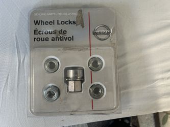 Nissan or Infiniti Chrome Wheel Locks