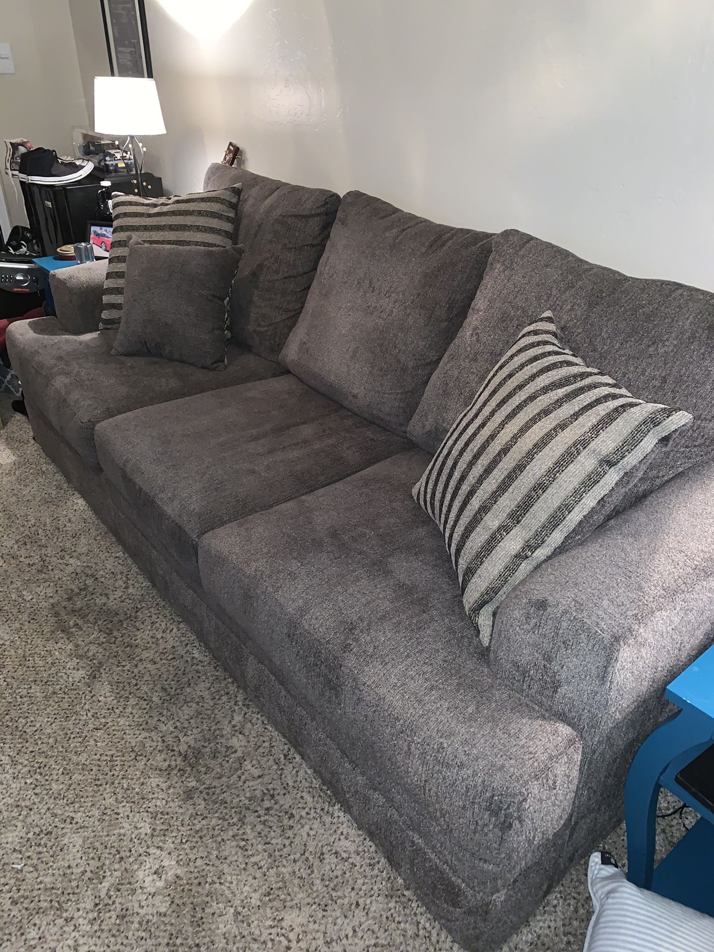 Grey couch, almost perfect condition!