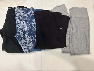 4 women’s leggings bundle medium