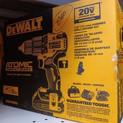 Dewalt new Kit Hammer Drill , Battery And Charger 