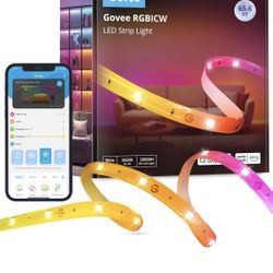 Govee RGBIC LED Strip Lights for Room with Warm White 65.6ft, Smart LED Strip Lighting Alexa Compatible, Color Changing LED Lights Music Sync, Hallowe