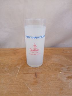 Frosted Glass Tumbler (Flamingo Hilton  Laughlin