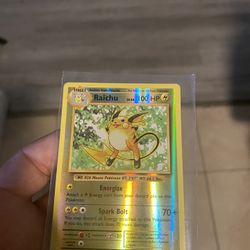 Pokémon Xy Raichu Card 