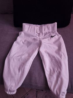 Youth Medium White Baseball Knickers