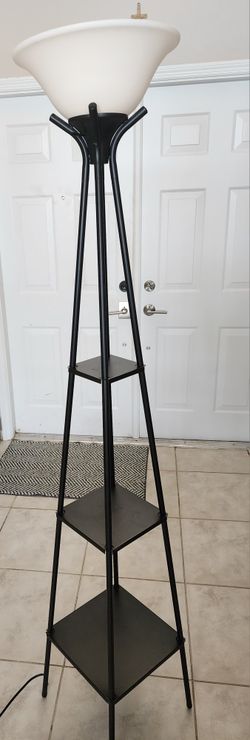 3 Tier Black Floor Lamp