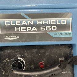 Clean shield HEPA Air scrubber