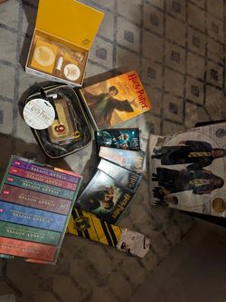 Harry Potter Collection Books DVDs Accessories Bundle