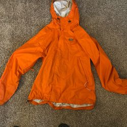 Helly Hansen Orange Rain jacket (never Worn)