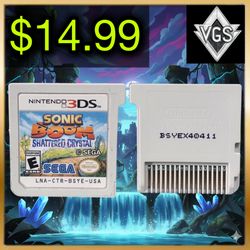 *CLASSIC* Sonic Boom: Shattered Crystal (Nintendo 3DS, 2014)