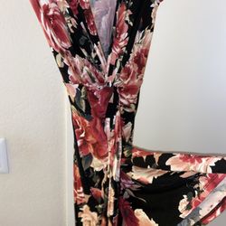 Flower Womens wrap dress NEW