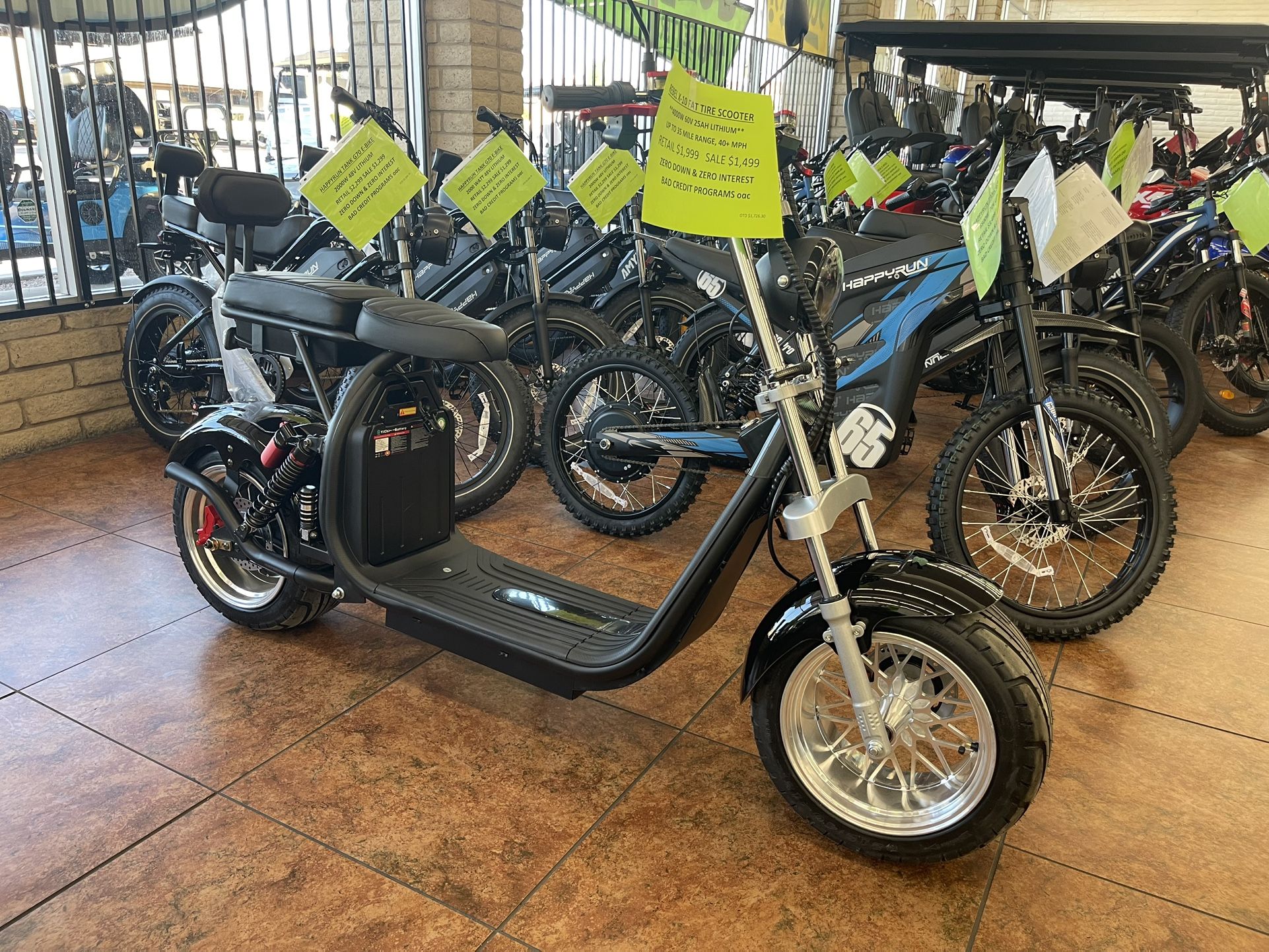 2025 Rebel Electric Scooters X10 4000 Watt Lithium
