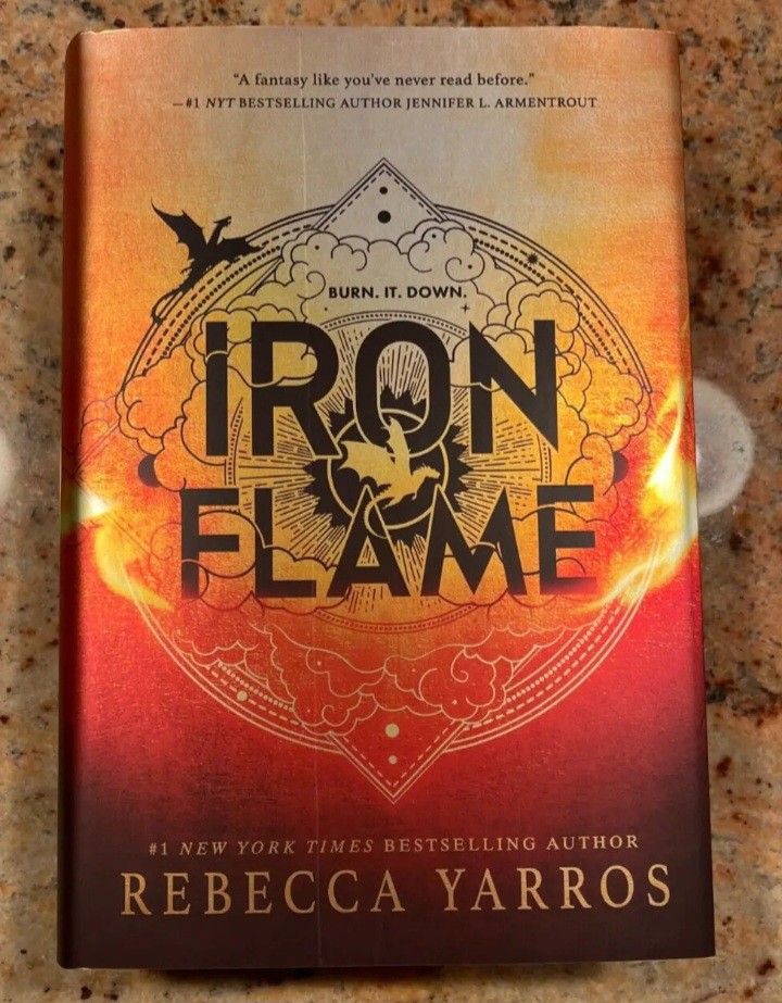 Iron Flame By Rebecca Yarros US First Printing Sprayed Edges LIMITED EDITION