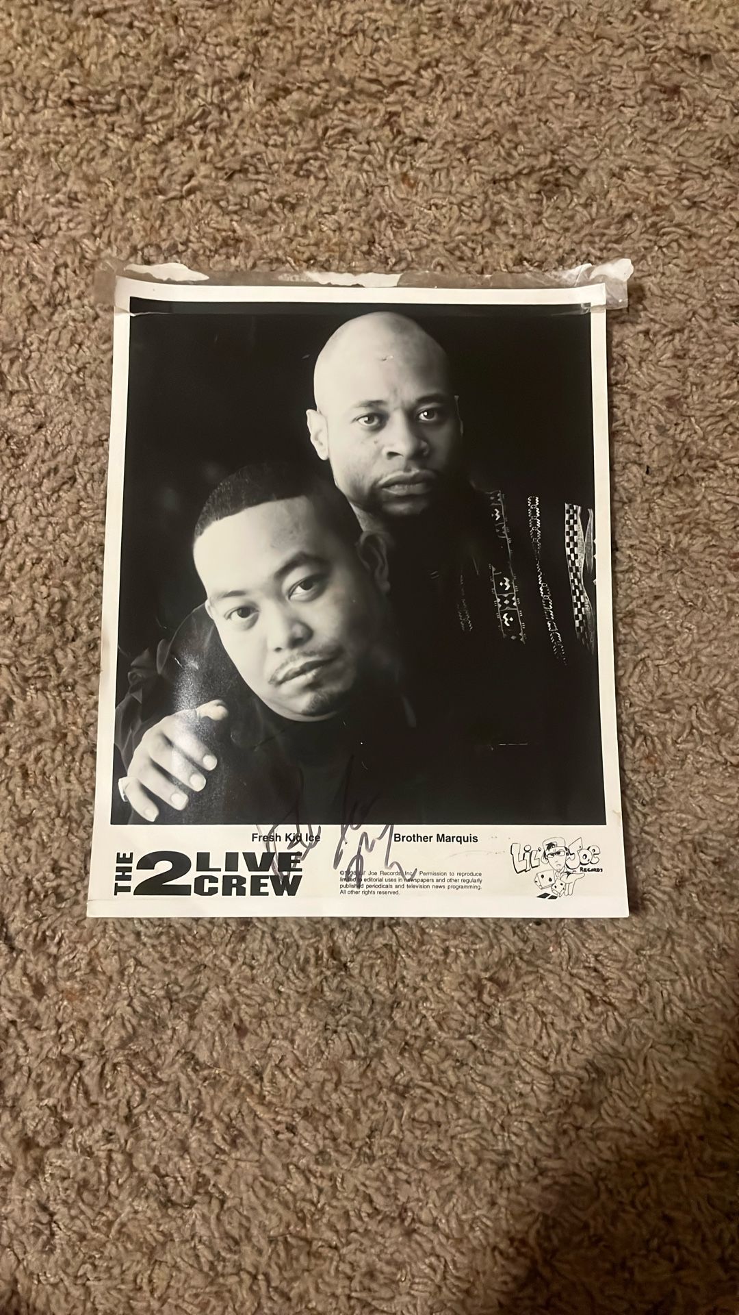 Autographed Pic 2 Live Crew