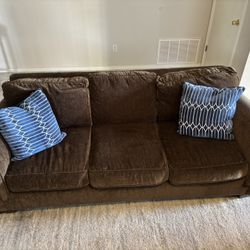 Brown 3 Seat Couch