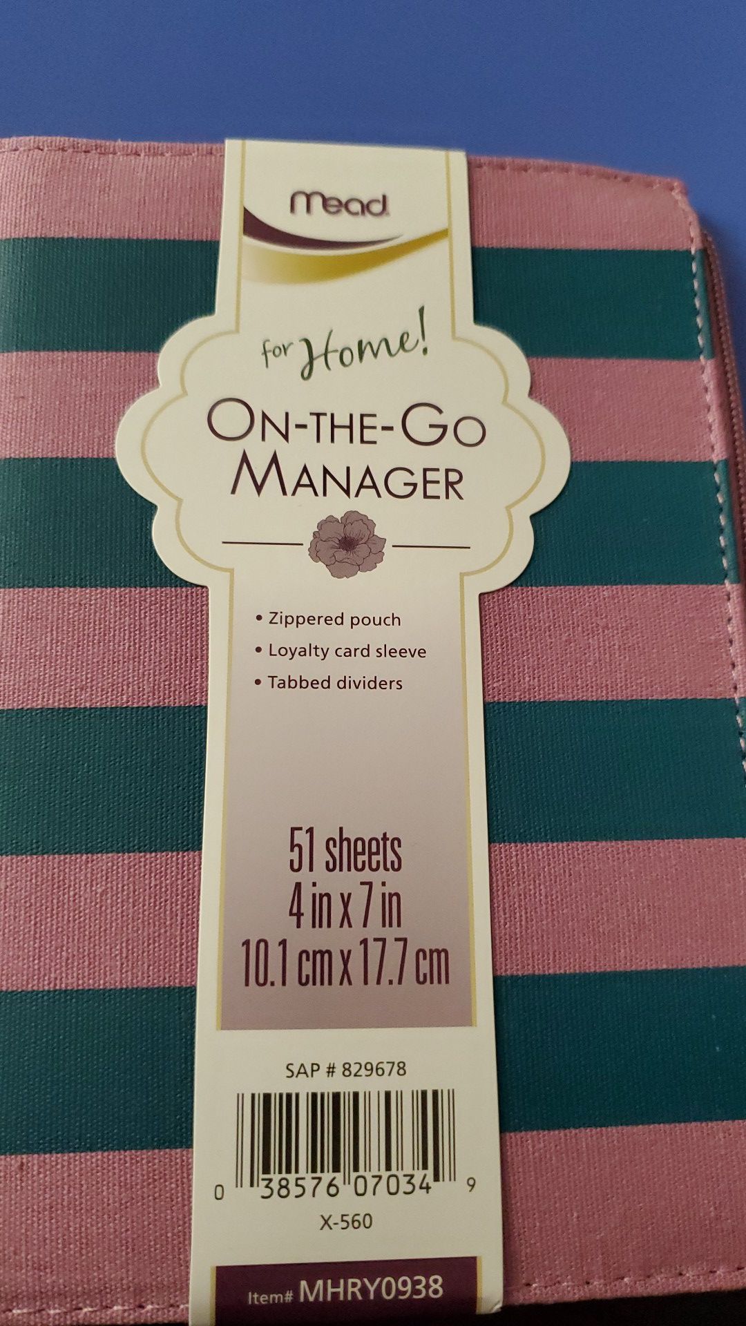 Mead "On The Go" planner