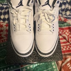 Jordan 3 Dark Iris Size 12 