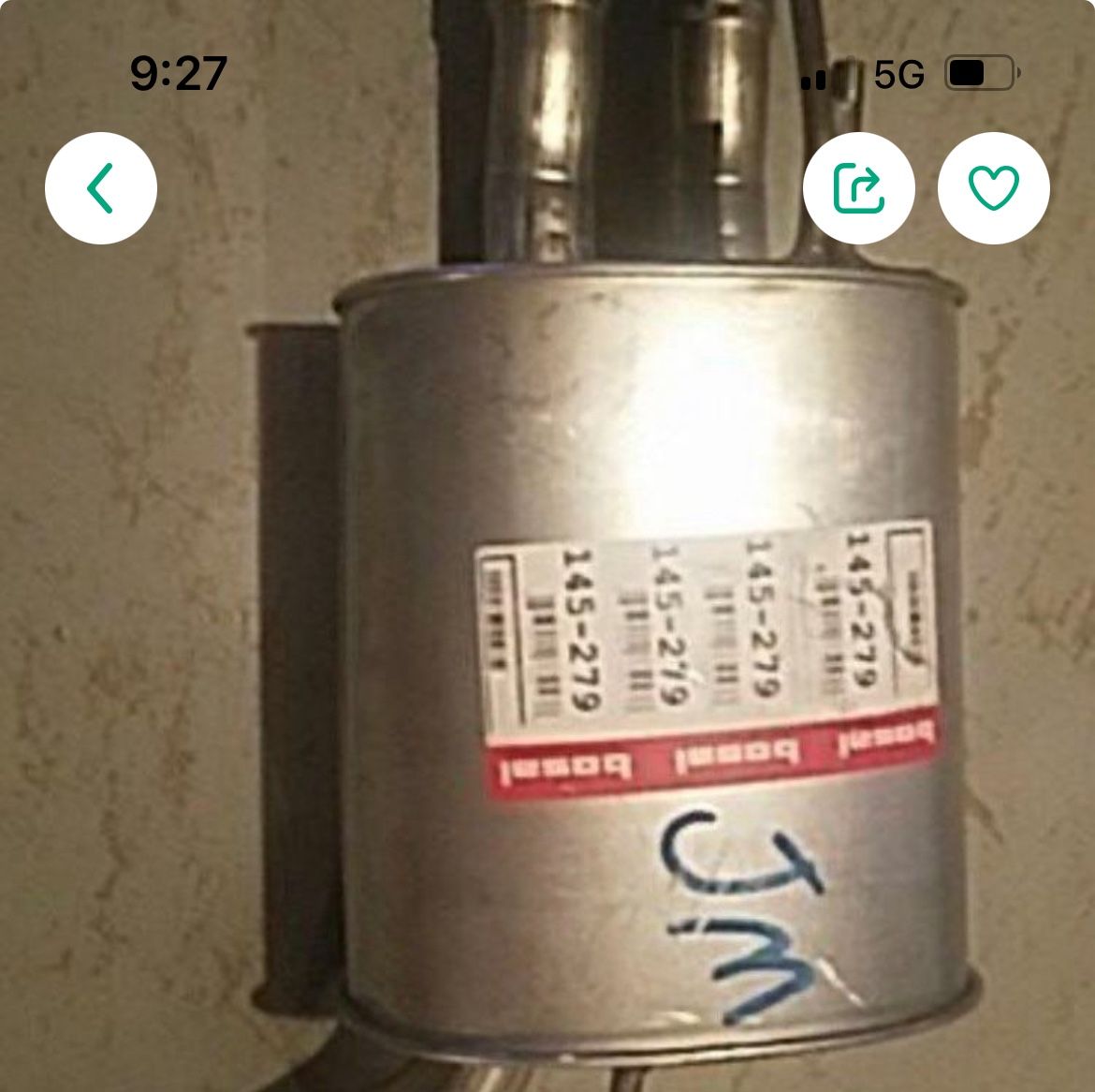 Brand New Infiniti M35 Driver Side Muffler
