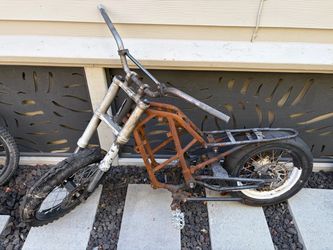 E-Box 2.0 E-Moto Frame with Forks and Wheels