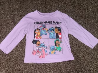 Disney Lilo & Stitch Kids Long Sleeve Shirt
