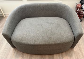 FULL SWIVEL 360 DEGREES GREY COUCH