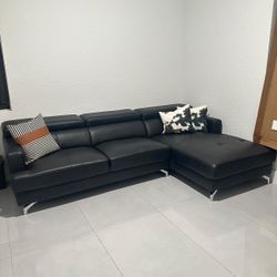 Black Sectional. 