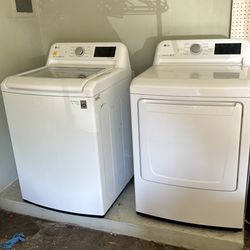 LG WASHER AND DRYER HE