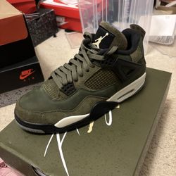 Size 10 Jordan 4 Olive 