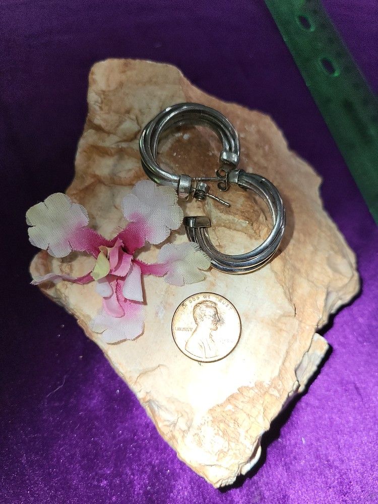 Sterling Hoop Earrings