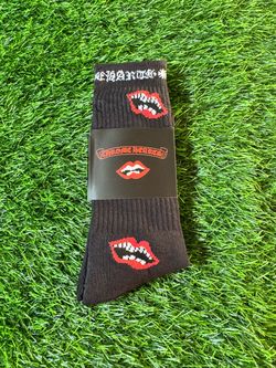Chrome heart socks