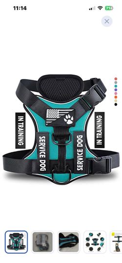 “New”Service Dog Vest Harness with Patches