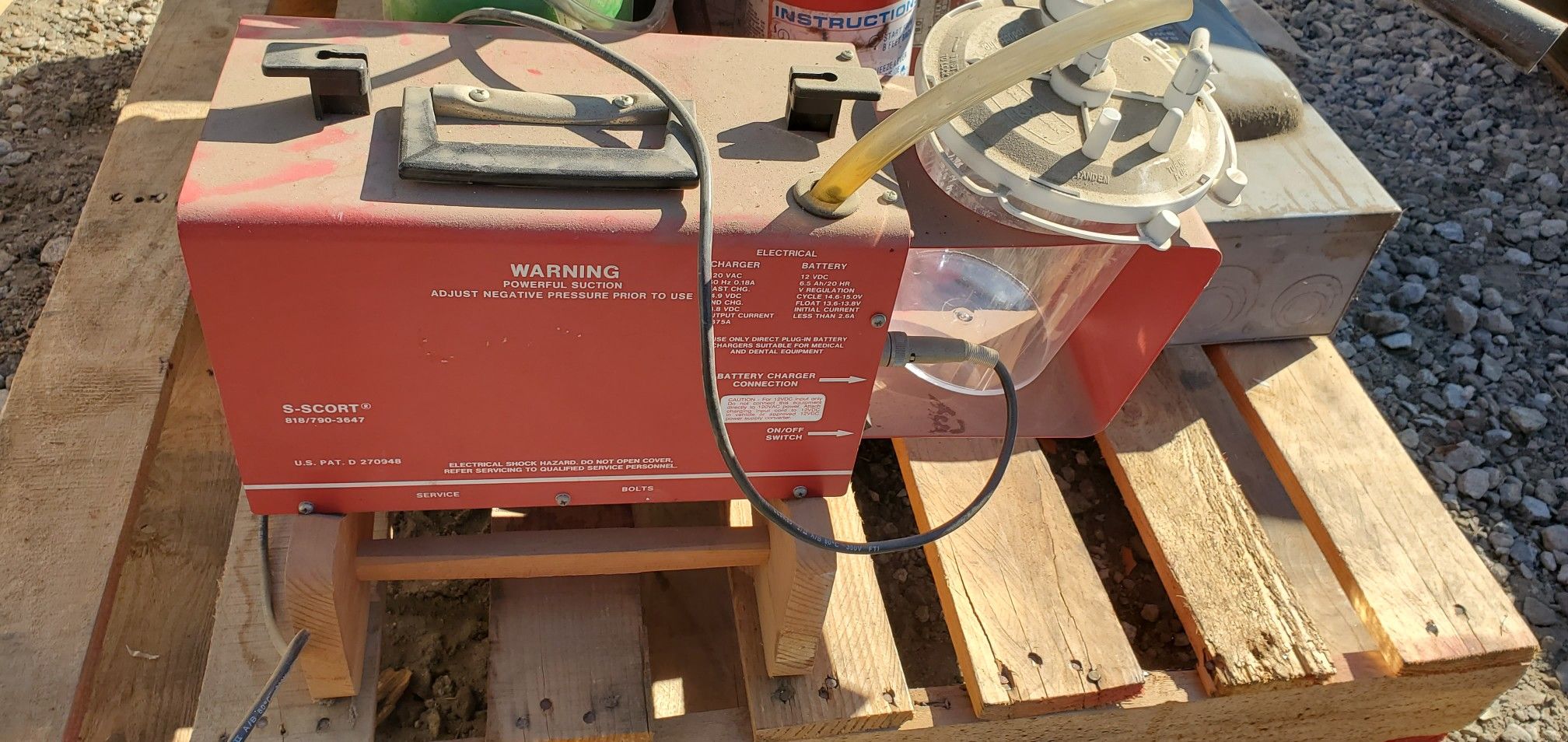 S-court suction pump